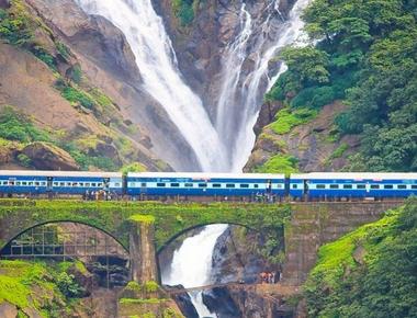 Dudhsagar Waterfall Tour Goa | Chennai Express Waterfall Adventure